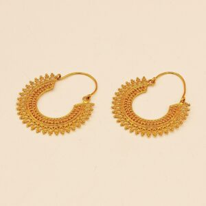 Sunflare Hoop Earrings